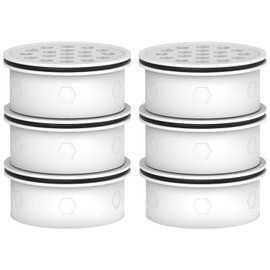 OHFULLS Activated Carbon Filter Replacment, Compatible with Lifestraw Home Water Filter Pitchers and Dispenser, Tested to Protect Against Parasites, Microplastics, and a Variety of Chemicals, 6 Pack