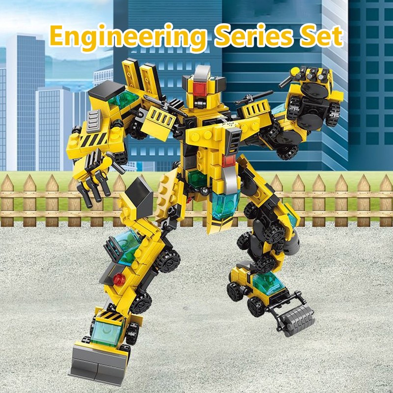 345Pcs Engineering Building Toys Kit Vehicles Blocks Kit Educational Construction