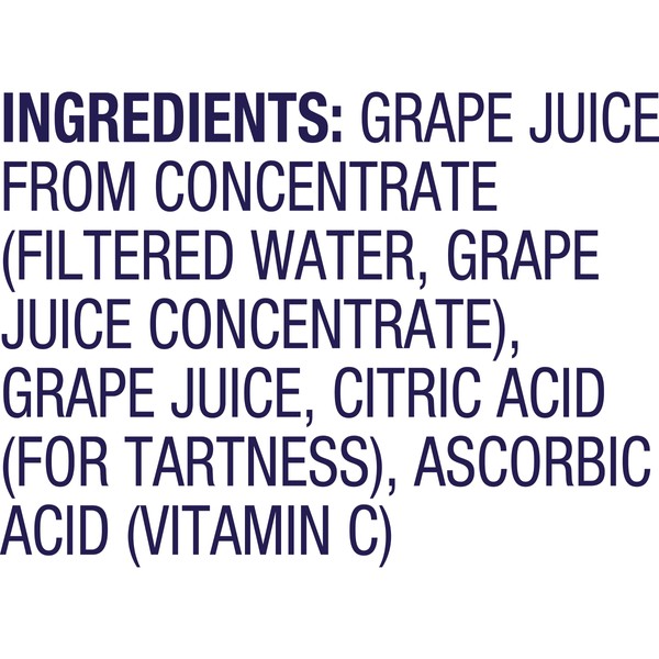 Welch's 100% Juice, Concord Grape, No Sugar Added, 64 Ounce Bottles (Pack of 8)