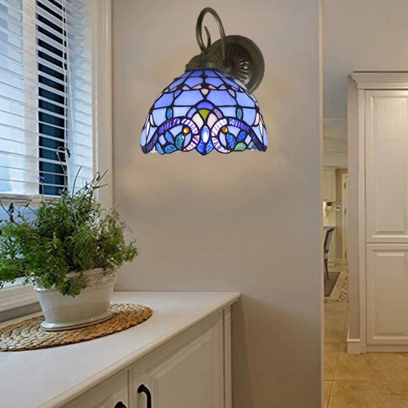 Baroque Wall Lamp Tiffany Style Wall-Mounted Wall Sconce Wall Light