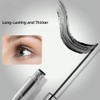 Black Mascara with Small Brush for Lower/Fine Lashes, Thicker, No