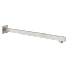 HarJue Shower Arm, Rain Shower Head Extension Extender, With Flange and Teflon Tape, Made of Thicken Stainless Steel for Bathroom Rainfall Showerhead (20 Inch, Brushed Nickel)