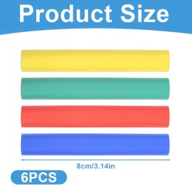 EIHI 6 pieces cable protection charging cable protector - fix it apple - cable protection only for lightning - charging cable protection - kink protection - extend service life (6 colours)