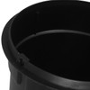 BESPORTBLE Round Plastic Inner Bucket 3 L in Black -