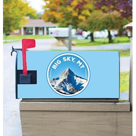 Big Sky Montana Design B Souvenir Magnetic Mailbox Cover