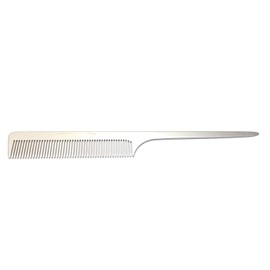 Swedish Crown Professional Hair Comb Curling Comb Aluminium Comb 21 cm (Antistatic) Metal Comb in Salon Design with Even Teeth (2252 A)