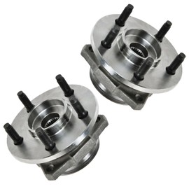 TRQ Front Wheel Hubs & Bearings Pair Set of 2 for 02-07 Jeep Liberty w/ABS