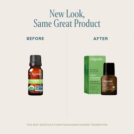 Cliganic Organic Coriander Seed Essential Oil, 100% Pure Natural for Aromatherapy | Non-GMO Verified (Packaging May Vary)