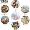 3 Pcs Drawstring Mesh Laundry Bag, Reusable Drawstring Laundry Bag,