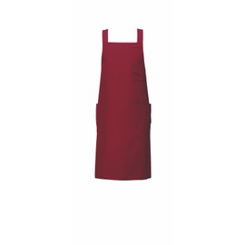 Seven Uniforms CT2566 Bib Apron, Unisex, Adult, red (orange-ish)