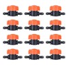 12 Pack Drip Irrigation Switch Valve 1/4" Drip Irrigation Barbed