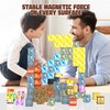 Magnetic Building Blocks, 180 Pieces Magnetic Building Cube Game for