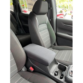 Car Console Covers Plus Made in USA Designed for Honda CRV 2023-2025 Neoprene Auto Armrest Center Console Cover Protector Gray