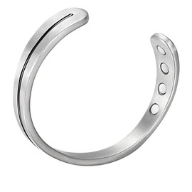RainSo Womens Light Titanium Magnetic Golf Bracelets Bangle for 3500 Gauss with Gift Box (Small)