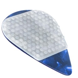 32pcs Guitar Picks Grips, Large Silicone Soft Grips with 3 Guitar Picks, Resuable Anti slip and Self-Adhesive, Help You Holding the Guitar Picks Tightly