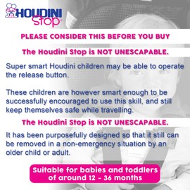 Lifestyle Parenting Houdini Stop Chest Strap Twin Pack