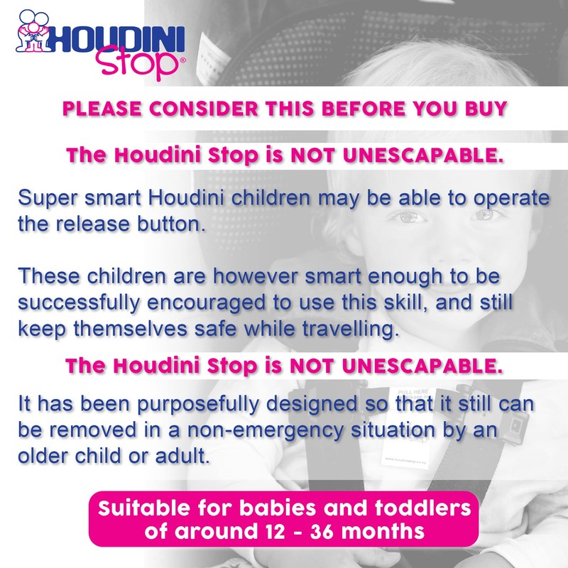 Lifestyle Parenting Houdini Stop Chest Strap Twin Pack