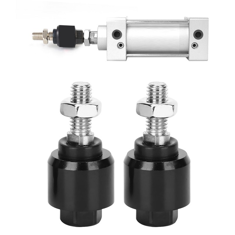 2Pcs Floating Joint Pneumatic Cylinder Seal Components Connector M8x1.25 Free