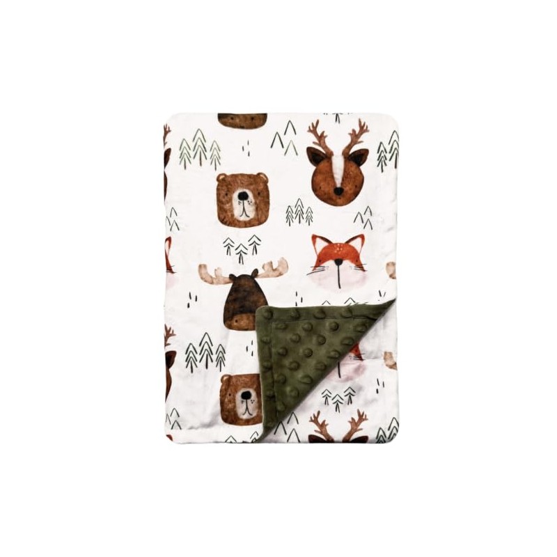Baby Blanket for Boys Girls,Soft Minky Blanket with Double Layer