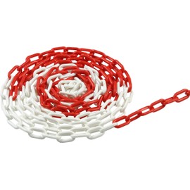 Meister Absperrkette 5 m of Red/White, 4520050