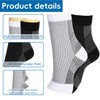 2 Stück Compression Socks,Kompressions-Socken,Kompressionssocken für die Nacht,Kompression Socken für Orthopädische