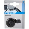 Fischer Unisex_Adult Mini Bicycle Bell, Black, Standard Size
