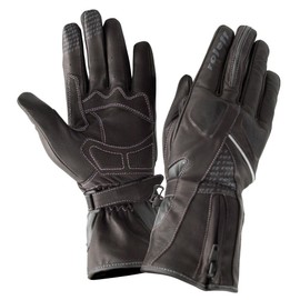Roleff Racewear Leather Gloves for Women, Black, XXS