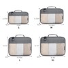 BAGAIL Packing Cubes Clear Packing Organizer for Travel Accessories Luggage