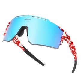 ALSUZYIOT Polarized Sunglasses for Women Men, UV400 Cycling Goggles Baseball Running Fishing Outdoor Windproof Eyewear