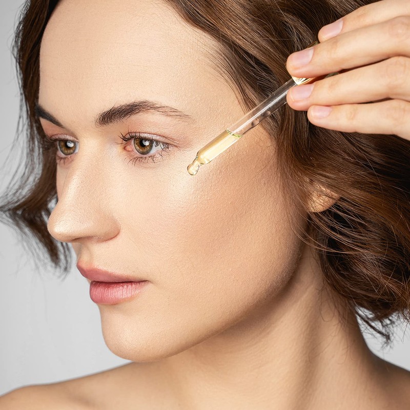 ANAI RUI Squalane Turmeric Facial Oil Moisturizer for Face, Hydrates,