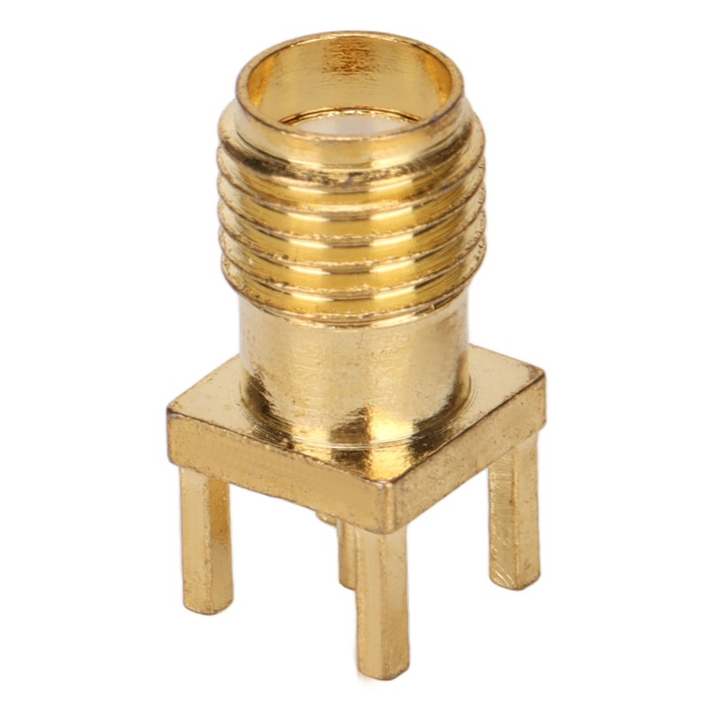 100Pcs RF Coaxial Cable Adapter Female Coax Line Connector Base