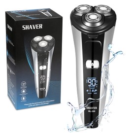 Electric Razor for Men, New Upgrade Electric Shavers for Men Cordless Rechargeable 3D Rotary Men Shaver,Wet/Dry Mens Shaver, Waterproof Mens Razor for Shaving Gifts for Husband, Dad,Boyfriend