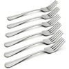 Oneida Savor Everyday Flatware Dinner Forks, Set of 6, 18/0