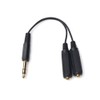 SiYear 6.35mm 1/4" male plug Stereo to 2 Dual 1/4