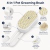 4-in-1 Pet Mist Grooming Brush – Rechargeable Spray Comb for