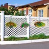 Zacool Vinyl Fence Hooks-4 Pack 5 x 10 Inches Heavy