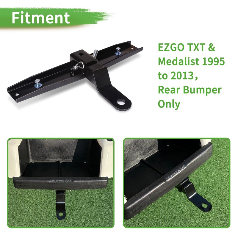 10L0L Golf Cart Trailer Hitch and Receiver for EZGO TXT