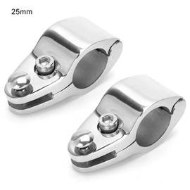 2pcs Stainless Steel Boat Marine Hinged Upper Jaw Slide Hardware Fittings25mm/0.98in