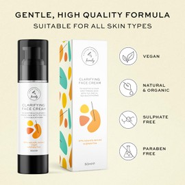 Face Cream for Pre Teens & Teens - Organic Face Moisturizer for Dry Skin - Soothing Facial Cream with Tea Tree Moisturizer - Daily Face Moisturizer for Acne Prone Skin - Hyaluronic Acid Moisturizer