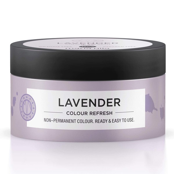 Maria Nila Color Refresh Lavender 100 ml - A Nourishing Color Bomb That Contains Temporary Color Pigments That Quickly Refresh The Hair Color. 100% Vegan. Sulfate-free and Paraben-free.