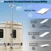 Starlink Mini Pole Mount, Lymorexan 8 Ft Starlink Mimi Mounting