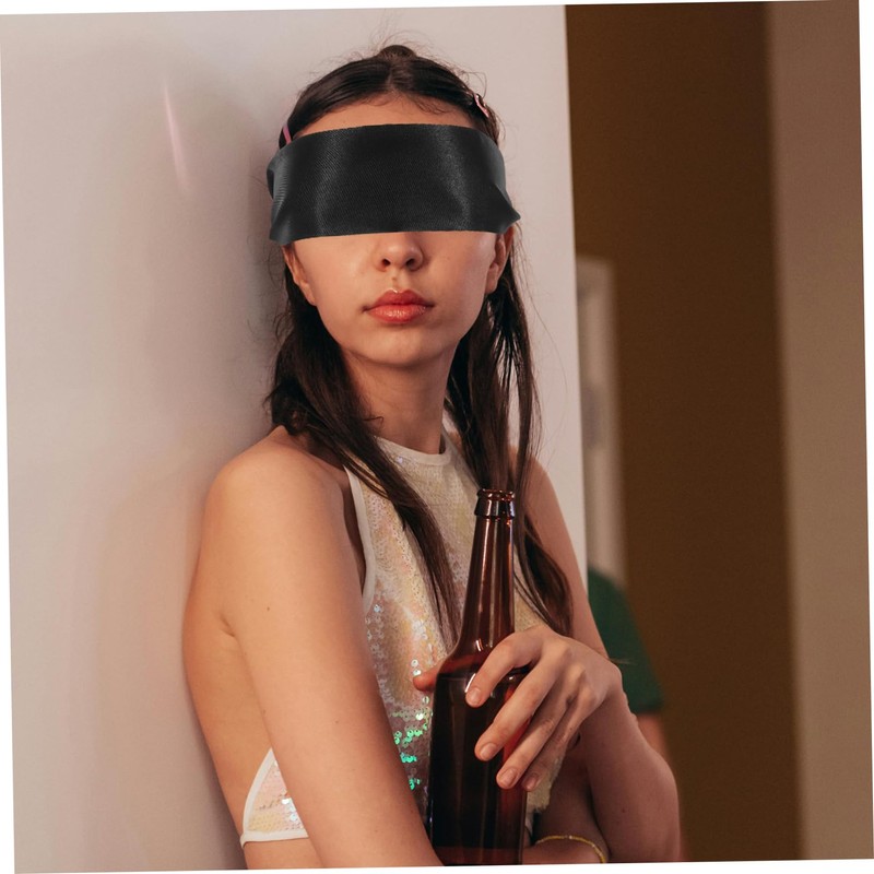 Mikinona 2pcs Adjustable Masks for Travel Meditation and Satin Eye