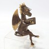SXSZZXL Dragon Reading Statue Imitate Antique Bronze Dragon Resin Figurine