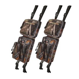 KEMIMOTO ATV Fender Bags, Detachable Gear Bags Water-resistance Saddle Bags with Water Holder Compatible with Sportsman Scrambler TRX FourTrax Outlander 570 Two Camo Storage Bags for ATV