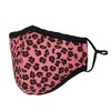 Washable Reusable 3 Layers Cotton Cloth - Pink - Leopard
