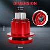 Steering Wheel Quick Release Kit, Universal 360 Degree 3 Holes