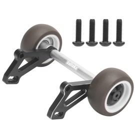 daitoku RC Wheelie Bar Aluminum Adjustable Angle Wheelie Bar Upgrade Parts for for Arrma 1/8 Kraton 6S EXB AVC 4X4 RTR V6 - Black