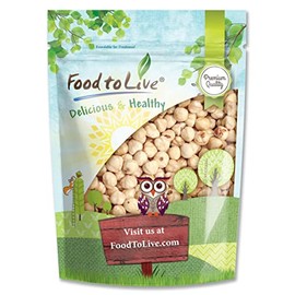 Blanched Hazelnuts, 4 Pounds â Raw Whole Filberts, No Skin, Unsalted, Unroasted Nuts, Vegan Snack, Kosher, Bulk. Keto. Good Source of Vitamins and Protein. Great for Baking, Granola & Butter Making