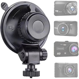 iSportgo Genuine S501 Drive Recorder, Suction Cup Mount, Suction Cup Type, Holder, Bracket, General, 0.2 inch (4 mm) Screw Adapter Included, Chortau OldShark NIUTA Boogiio ORSKEY Abask Compatible with Most Other Dash Cameras