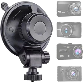 iSportgo Genuine S501 Drive Recorder, Suction Cup Mount, Suction Cup Type, Holder, Bracket, General, 0.2 inch (4 mm) Screw Adapter Included, Chortau OldShark NIUTA Boogiio ORSKEY Abask Compatible with Most Other Dash Cameras
